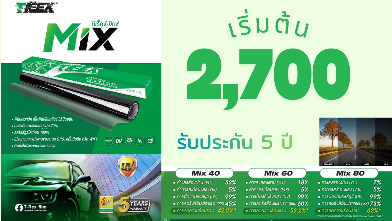 T-REX MIX ceramic film promotion